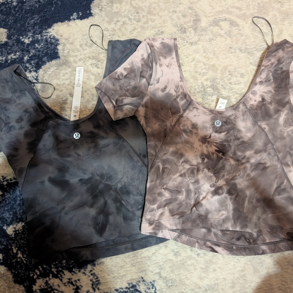 Lululemon Align Crop Top -size 4 - TWO Shirts!!